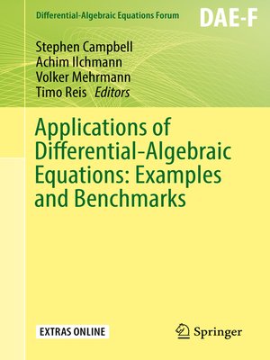 cover image of Applications of Differential-Algebraic Equations